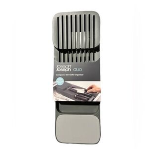 Joseph Joseph Duo 2-tier Knife Drawer Organizer Compact space-saving design NEW